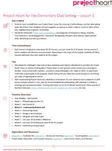 Lesson Plan: Community Before Self